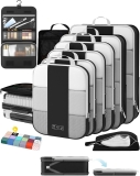 10 Set Compression Packing Cubes for Travel Review packing cubes