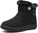 Hsyooes Womens Warm Fur Lined Winter Snow Boots Review snow boots