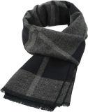 American Trends Mens Winter Warm Long Soft Scarf Plaid Review scarves