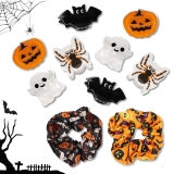 Halloween Hair Clips Sets, 8PC Small Halloween Hair Review halloween kids accessories