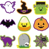 Faccito 45 Pieces Halloween Cutouts for Bulletin Board Review halloween classroom decorations