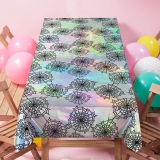 Cheerland Spiderweb Tablecloth Iridescent Holographic Review halloween party supplies