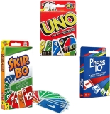 Mattel Card Game Set (Skip Bo, Uno & Phase 10) Review card games