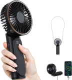 Portable Handheld Fan, Portable Fan Rechargeable, Review handheld fan
