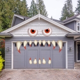 Halloween Monster Face Decorations Outdoor, Large Eyes Review premium halloween decorations