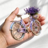 Bicycle Lavender Adhesive Shaped Acrylic Decoration, Review halloween home decorating ideas