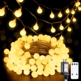 JMEXSUSS 100 LED Connectable Globe String Lights Indoor Review string lights