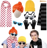 8 Pcs Halloween Costumes Accessories Set Include Black Review halloween family costumes