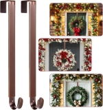 2 Pack Wreath Hanger for Front Door, 20 lbs Christmas Review halloween seasonal decorations