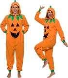 Funziez! Slim Pumpkin Adult Onesie – Jack O Lantern Review halloween costumes for adults