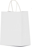 Qutuus White Paper Gift Bags with Handles Bulk 25 pcs Review gift bags