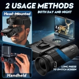 Head Mounted Night Vision Goggles with 2.4-inch Screen Review binoculars