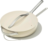 Caraway Nonstick Ceramic Sauté Pan with Lid (4.5 qt, Review nonstick pan