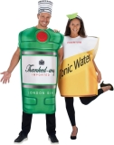 Orion Costumes Gin and Tonic Adult 2 in 1 Couples Review halloween couple costumes