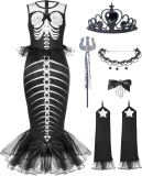 Spooktacular Creations Child Girl Mermaid Skeleton Review halloween scary costumes
