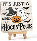 Just A Bunch Of Hocus Pocus Wooden Desk Decor Halloween Review halloween home decorating ideas