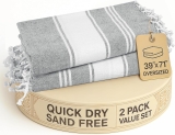 LANE LINEN Beach Towel, 2 Pack Beach Towels Oversized, Review beach towel