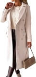IDEALSANXUN Womens Long Wool Coat Double Breasted Review wool coat