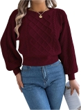 SOLY HUX Women’s Crewneck Cable Knit Sweater Long Review sweater