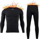 HEROBIKER Long Johns Thermal Underwear for Men Skiing Review thermal underwear