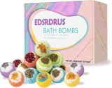12 Floral Bath Bombs Gift Set with Real Dried Flowers, Review christmas gifts