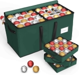 Sunvigor Christmas Ornament Storage Box with 8 Trays, Review holiday decorations