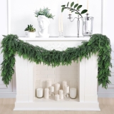 9 Ft Artificial Cedar Garlands, Faux Cypress Garland, Review garland