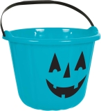Teal Pumpkin Bucket – 6.8″ x 8.8″ | Plastic Halloween Review halloween candy buckets