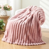 NEWCOSPLAY Super Soft Throw Blanket Pink Premium Silky Review throw blanket