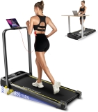 Foldable Treadmill with Incline, Walking Pad with Review treadmill