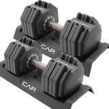 CAP Barbell ADJUSTABELL Adjustable 55 lb Hex Dumbbell Review adjustable dumbbells