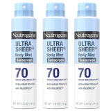 Neutrogena Ultra Sheer Body Mist Sunscreen Spray, Broad Review sunscreen spray