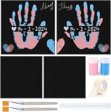QUANWAISJ 2 Pack 10”x10” Handprint Frame Kit, Couples Review halloween couple costumes