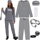 ZeroShop Prisoner Halloween Costume Women, Jail Costume Review halloween costumes for women