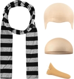 4 Pcs Adults Costume Accessories Set, Black Gray Review halloween family costumes