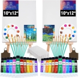 QUANWAISJ 10″x12″ Sip and Paint Kit for Adults,Acrylic Review halloween couple costumes