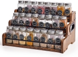 Wood Spice Rack Organizer for Cabinet, 3 Tier Spice Review spice rack