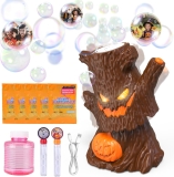 Affordable Halloween Bubble Machine Haunted Stump Review halloween kids decorations