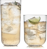 Libbey Polaris Tumbler and Rocks, Axis Glass Cups Set Review glassware set