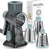 KEOUKE Rotary Cheese Grater Hand Crank Transparent – Review shredder