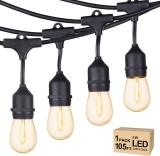 Svater Outdoor String Lights Led 105FT, Commercial Review string lights