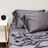 Sleep Haven 100% Bamboo Sheets (Gray, Queen (U.S. Review bed sheets