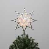Philips 11.25″ Silver Star Treetopper with Iridescent Review tree topper