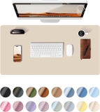 YSAGi Leather Desk Pad Protector, Office Desk Mat, Review desk mat