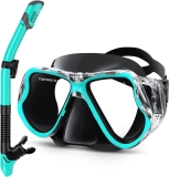 Greatever Dry Snorkel Set,Panoramic Wide View Anti-Fog Review snorkeling gear