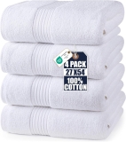 Utopia Towels Luxurious Bath Towels Set, 4 Pack, 27 x Review bath towels