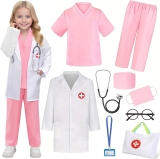 Doctor Costume for Kids 9PC Boys Girls Doctor Role Play Review halloween costumes for kids