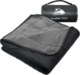 Large Outdoor Waterproof Blanket Extra Thick Fleece Review picnic blanket