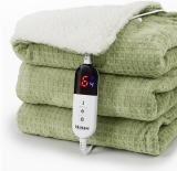 Heated Blanket Electric Throw Waffle, 50×60 Inches Review electric blanket