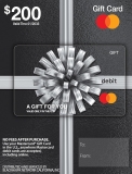 MasterCard Physical Gift Card – $200 (plus $6.95 Review gift cards